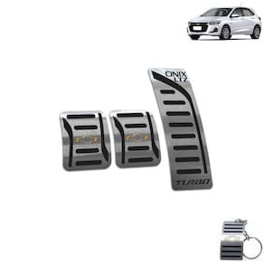 Pedaleira Manual Chevrolet Onix Turbo LTZ 2020 Preto