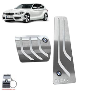 Pedaleira Automático Bmw 118i (F20/F21) 2012 a 2019 Prata