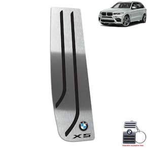 Descanso De Pé Em Aço Inox Bmw X5 2015 a 2021 Preto