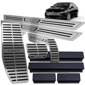 Pedaleira Soleira Descanso Preto Ford Fusion 2018 2019