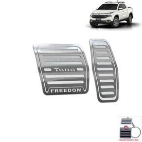 Pedaleira Automático Fiat Toro Freedom 2016 a 2021 Prata