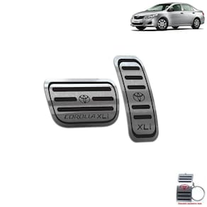 Pedaleira Automático Toyota Corolla XLI 2003 A 2013 Preto