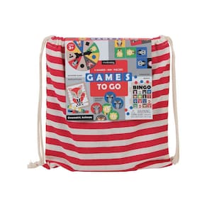 Big Bag de 5 Jogos Geométricos Animais Puzzle Dominios Bingo