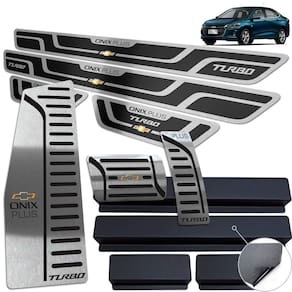 Descanso Pedaleira Soleira Onix Plus Turbo 2020 Preto