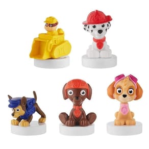Pata Patrulha Personagens Stampers 5pk Zuma Entulho em Bulldozer