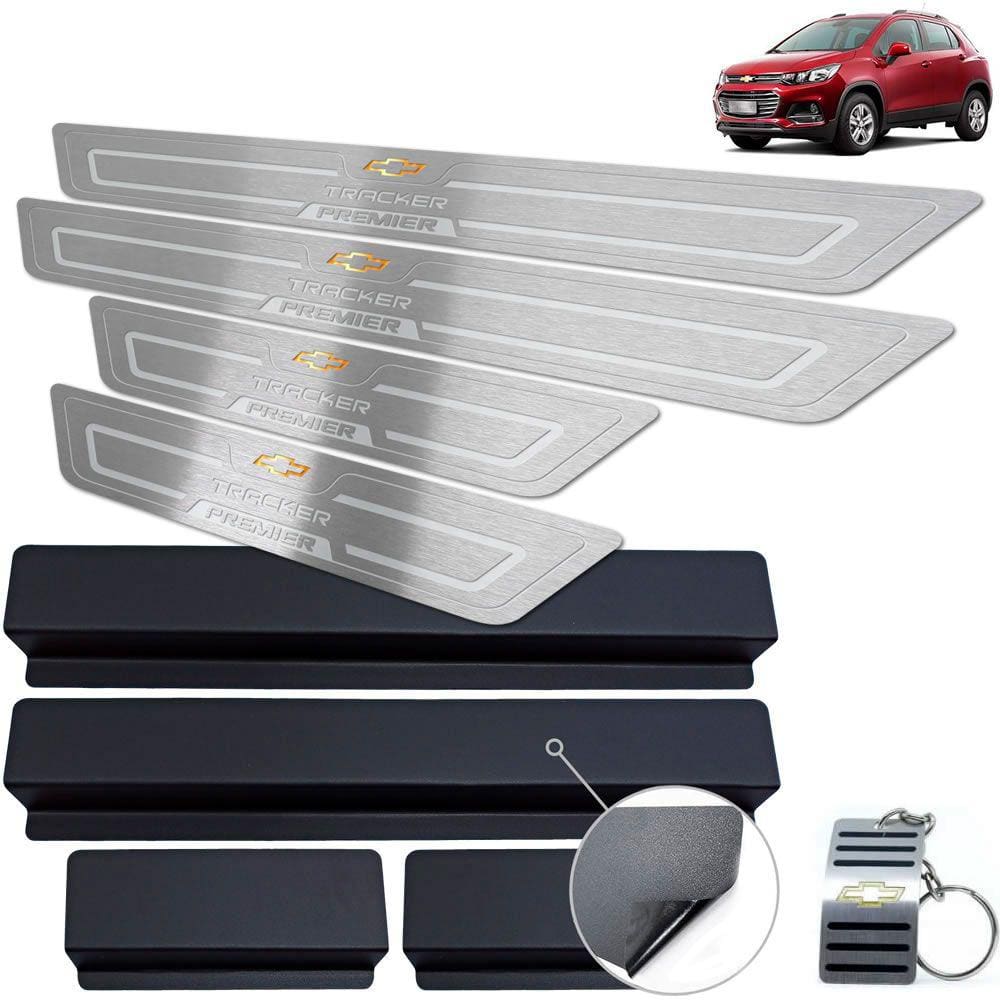 Soleira Chevrolet Tracker Premier Prata Baixo Relevo