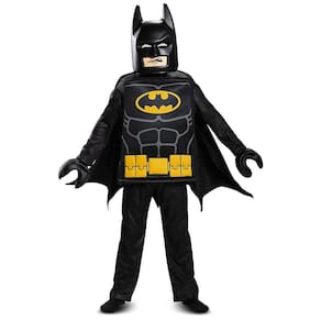 Batman LEGO Movie Deluxe 6PC Costume Kids tamanho S 4/6