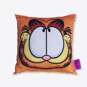 Almofada Garfield Paz Interior 25x25cm Aveludada
