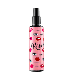 Kiss Ciclo Cosméticos Deo Colônia -Body Spray Feminino 200ml