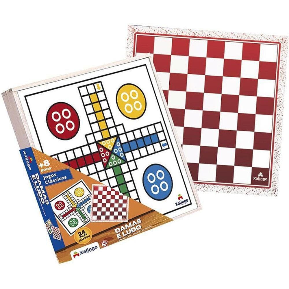 TABULEIRO JOGO LUDO/DAMA/TRILHA 2801