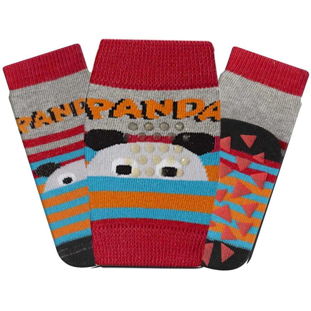 Kit 4 Peças Joelheira e Meia Infantil com Antiderrapante Baby Play Tam 18 ao 21 - Duck Meias