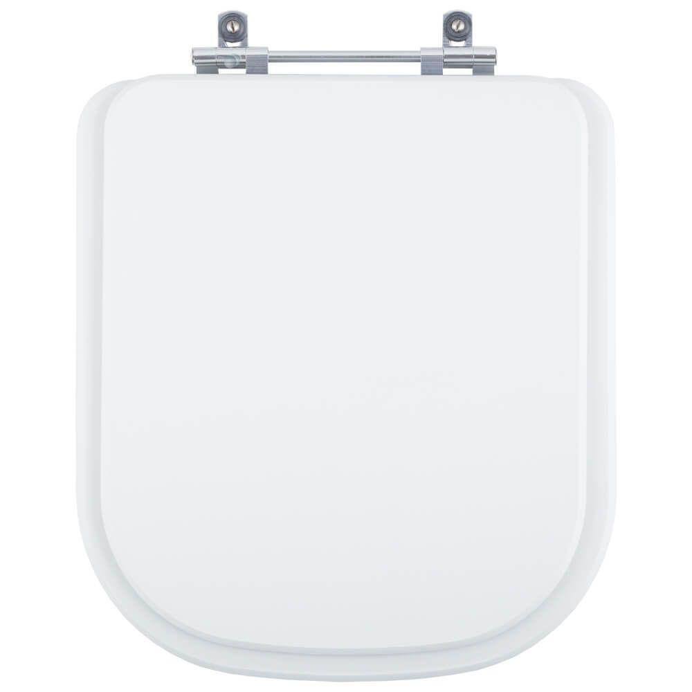 Assento Sanitário Poliéster Polo Branco para vaso Deca 1.6gpf 6lpf