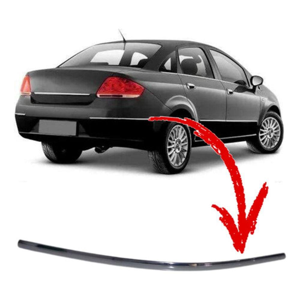 Friso Traseiro Lado Direito Fiat Linea 2008/2016 Novo 1