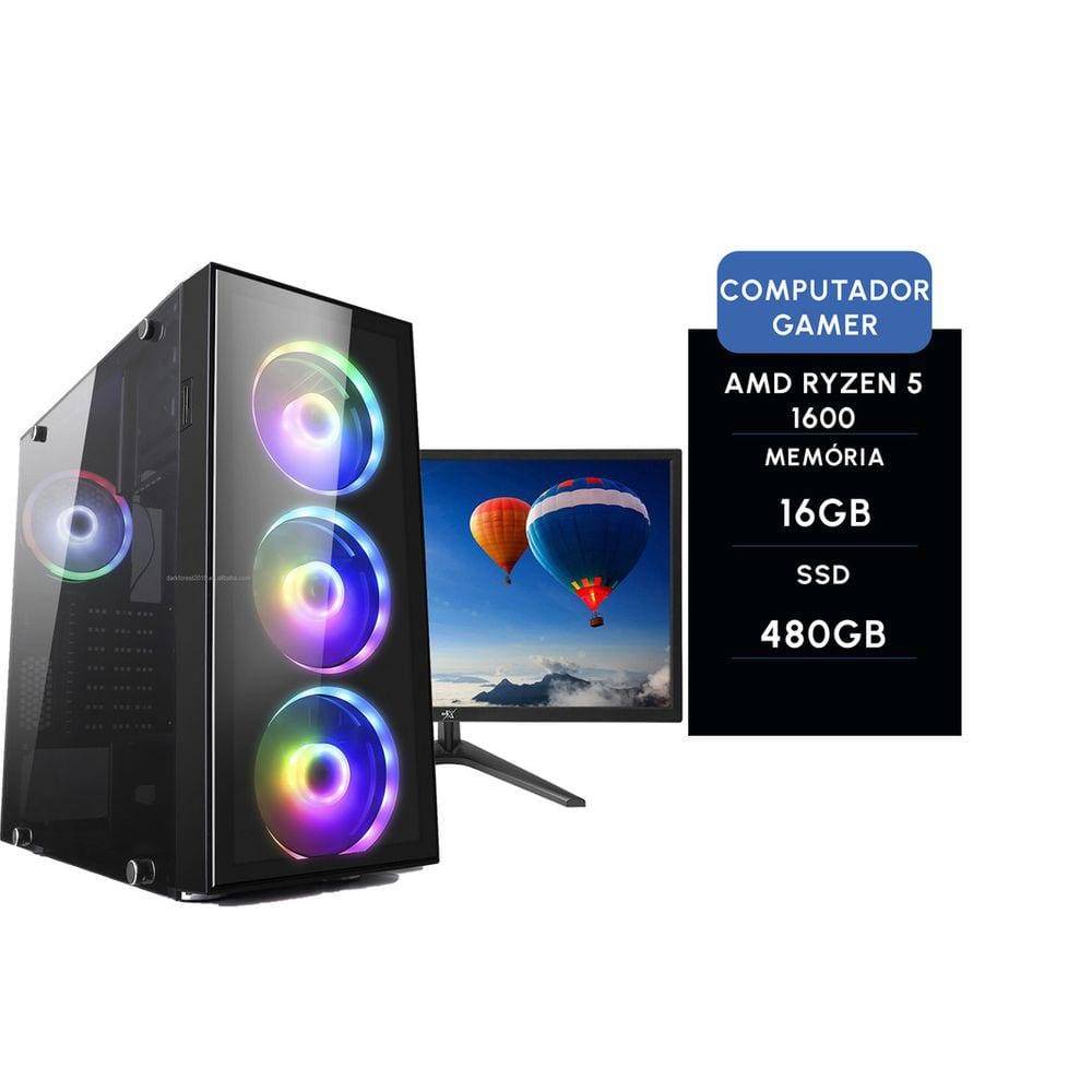 PC Pichau Gamer Frey III, AMD Ryzen 5 5600G, 16GB DDR4, SSD 480GB