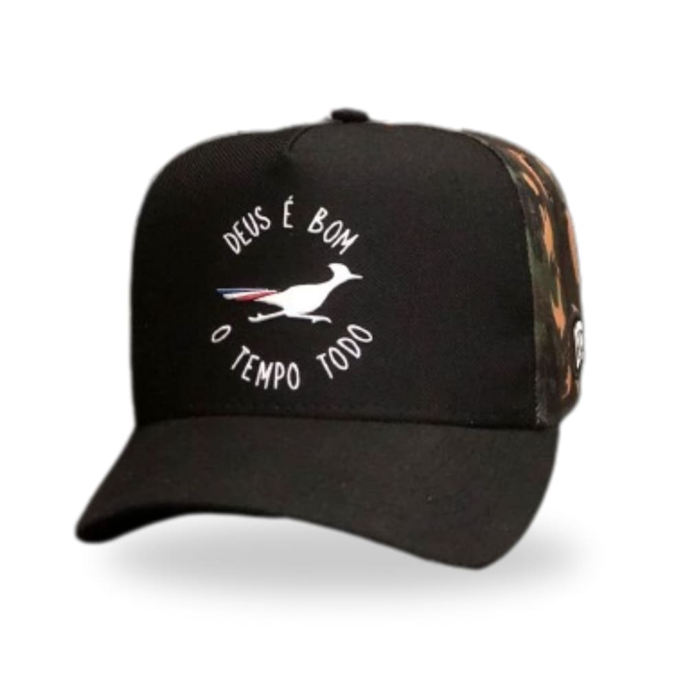 Boné OFL Deus é Bom o Tempo Todo Camuflado