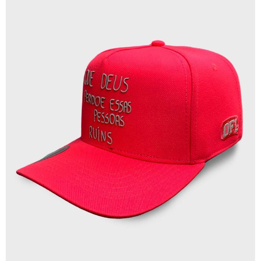 Boné Snapback Pessoas Ruins Pink