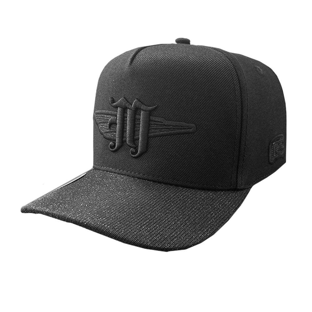 Boné Snapback OFL Gliter Black Iniciais M