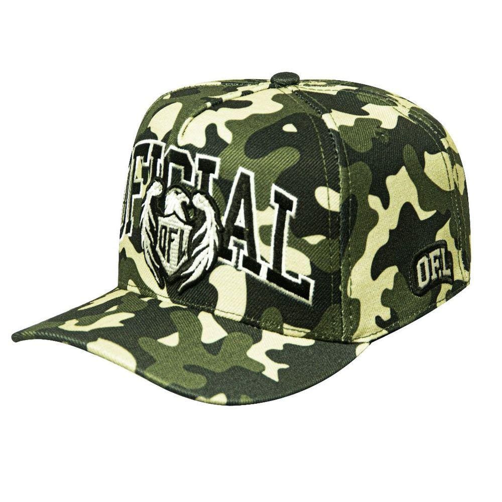 Boné Snapback OFL Camuflado Eagle