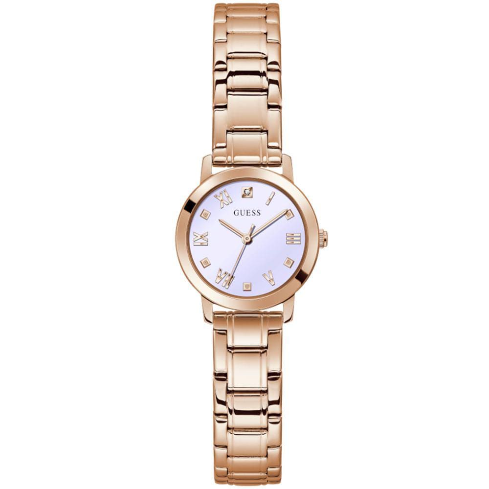Relógio GUESS lilás rosê feminino GW0532L3