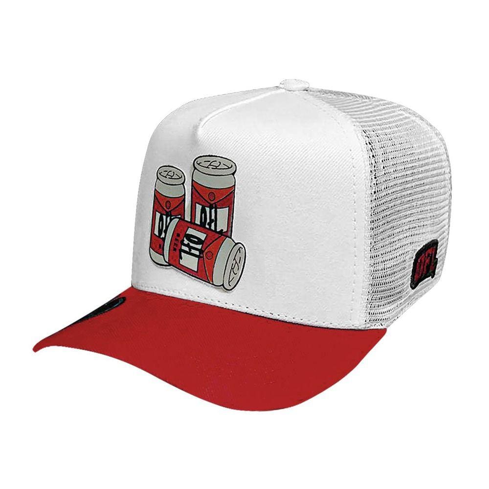 Boné Trucker OFL Duff Beer Branco