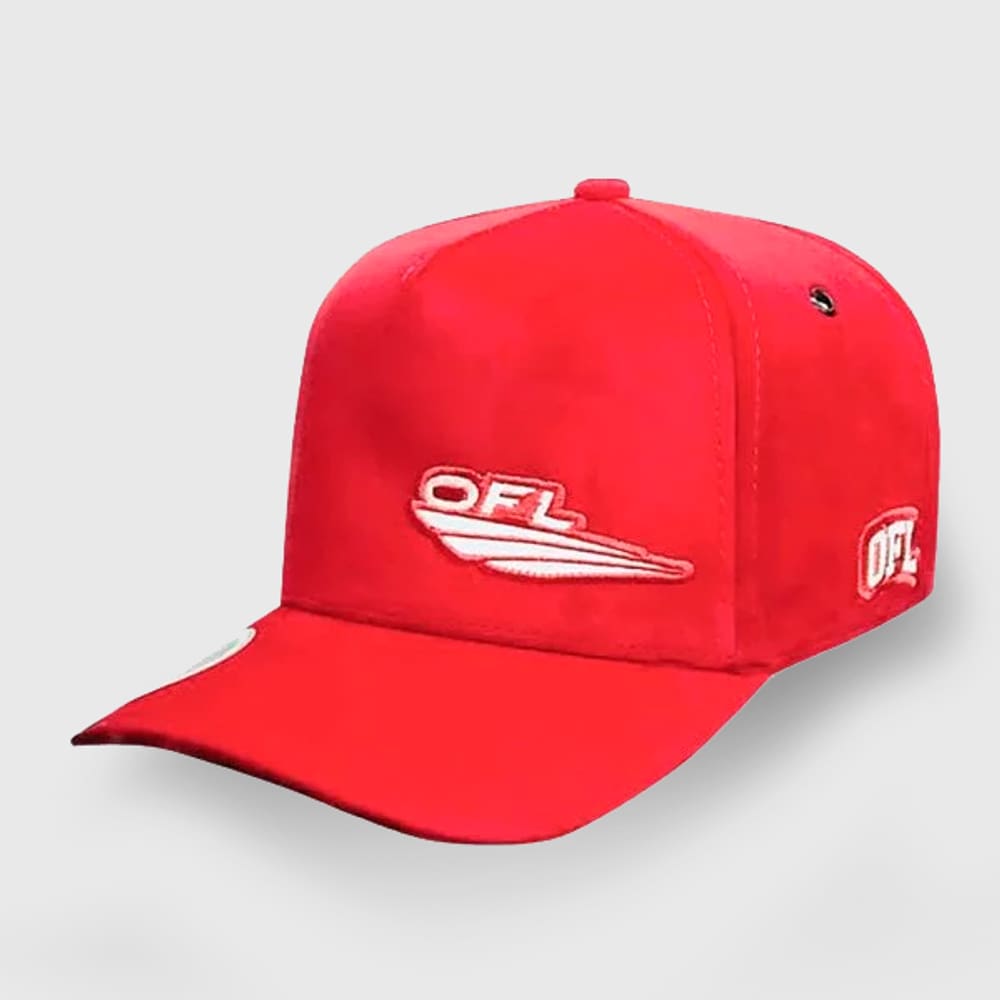 Boné Snapback OFL Minimalista Vermelho