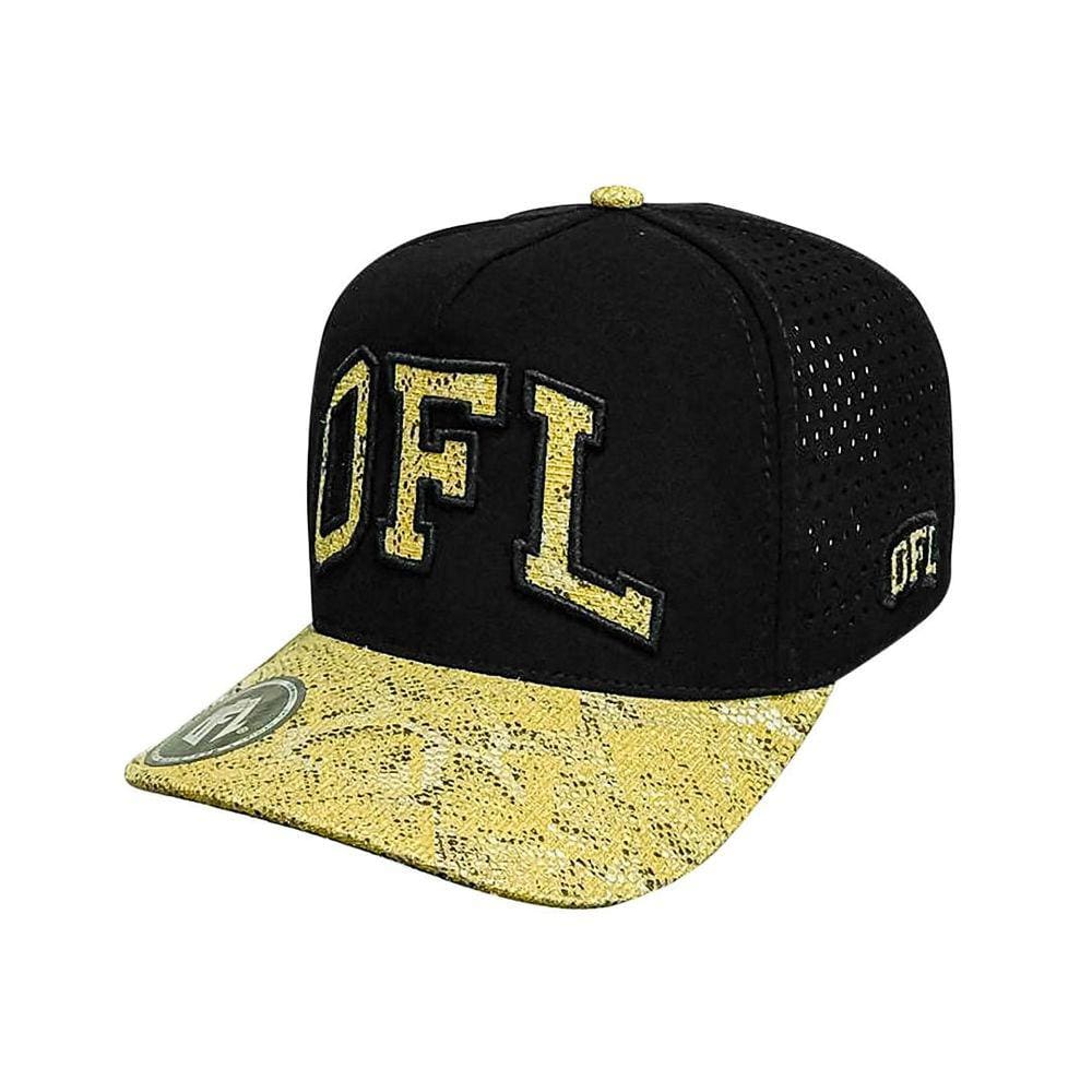Boné Aeroflex OFL Gold Snake Black