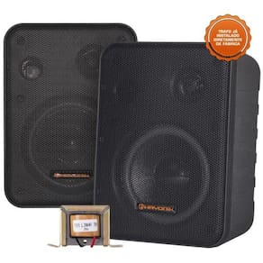 Caixa Acústica com Trafo 70V(25W) Ambience Line MSB60NC Preta HAYONIK - PAR / 2