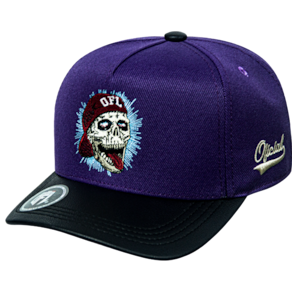 Boné Snapback OFL Skull Roxo