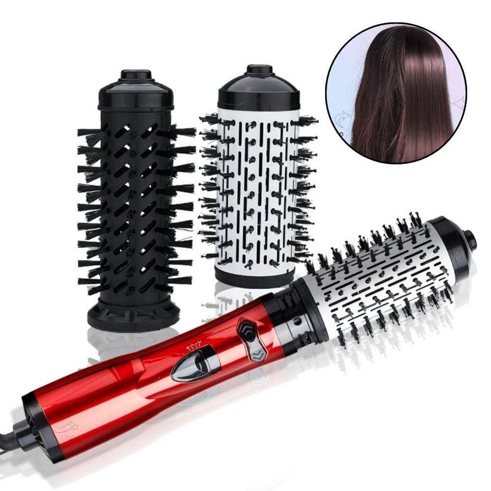 Escova Secadora Rotativa 360 Straight Hair Vermelha