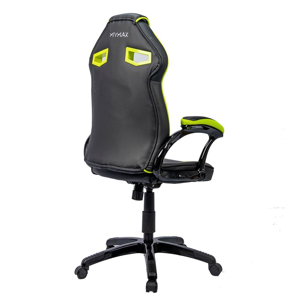 Cadeira Gamer MX1 Giratoria Preto e Verde | Casas Bahia