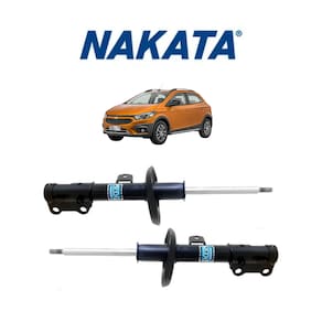 Amortecedor Esquerdo + Direito Nakata Dianteiro Onix Activ 2016 A 2019