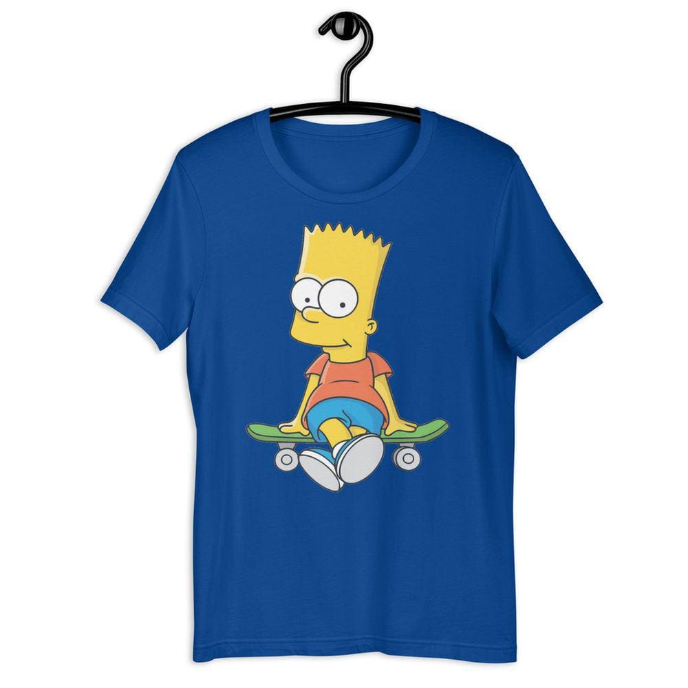 Desenho do bart simpson triste