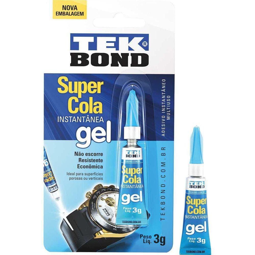 Cola De Alta Resistencia Super Cola Gel 2Gr. Blister