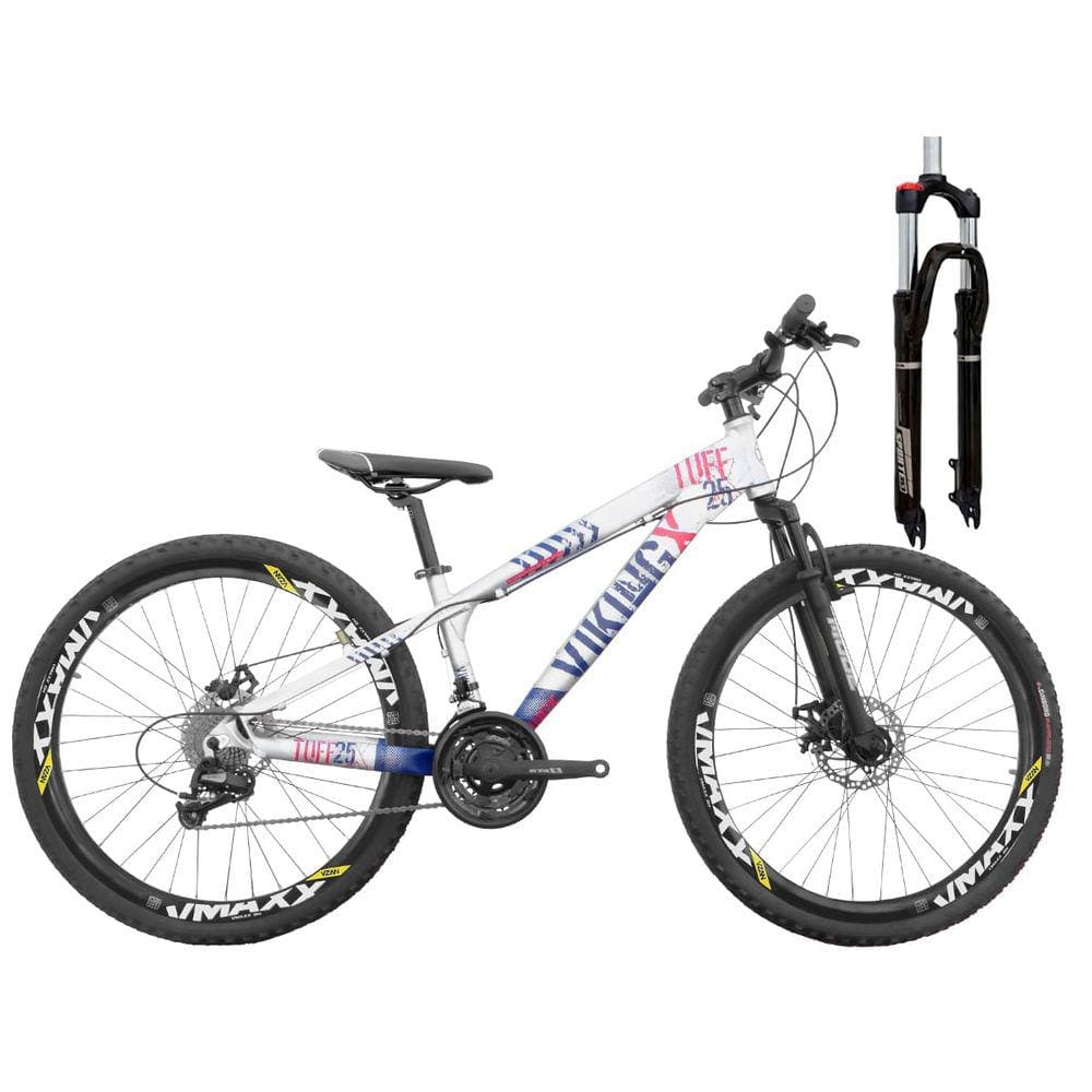 Bicicleta 26 Viking Tuff25 21V Freio Disco Susp de Trava