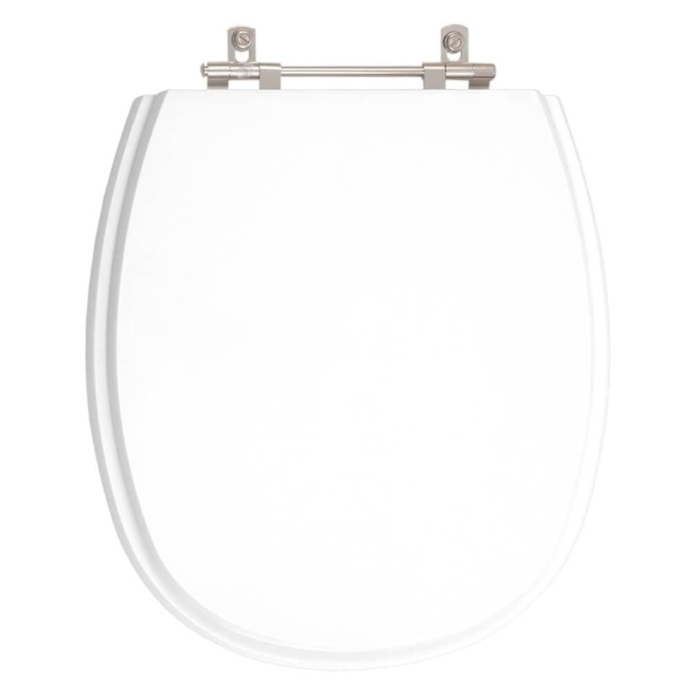 Assento Sanitário Poliéster Fast Branco para vaso Deca 6lpf