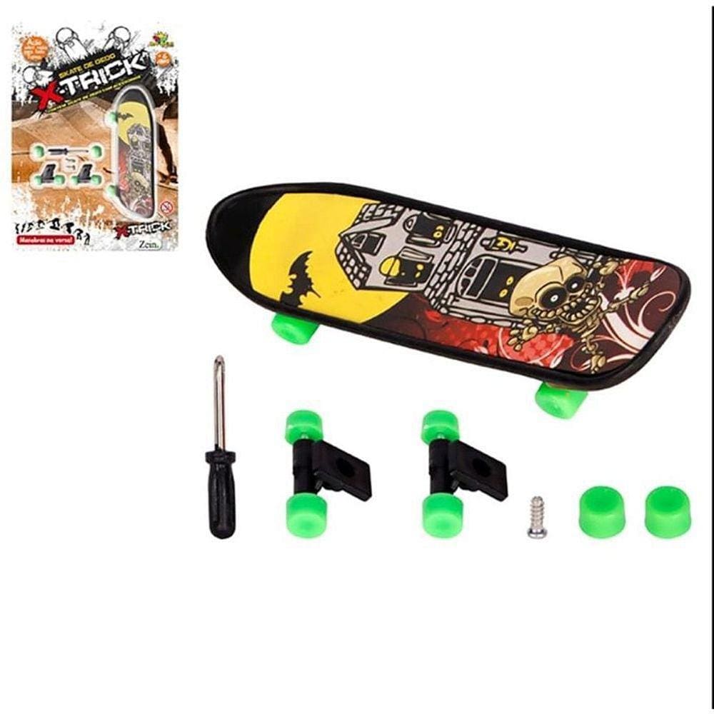 Kit 20 UN Brinquedo Skate De Dedo Com Rampa Obstáculo X-Trick