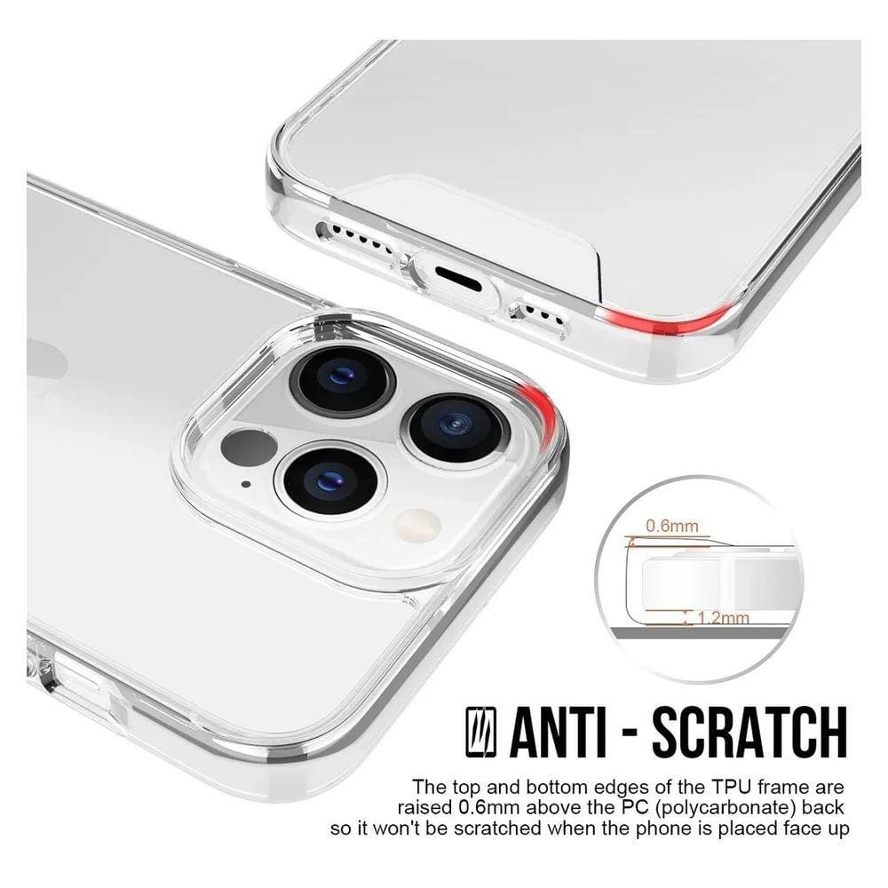 Capa Capinha Hybrid Space Anti-Impacto Clear P/ Iiphone 15 Pro 6.1
