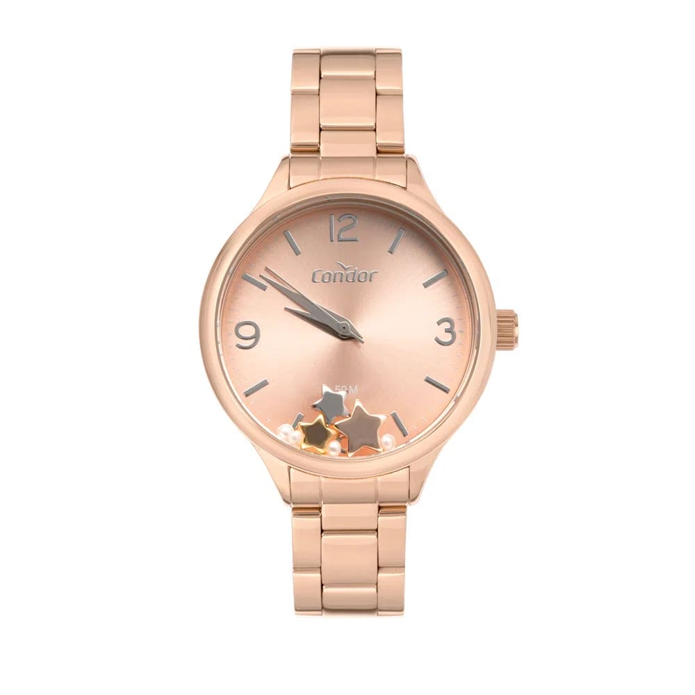 Relógio Condor Feminino Fashion Rosê CO2035MYO/4J