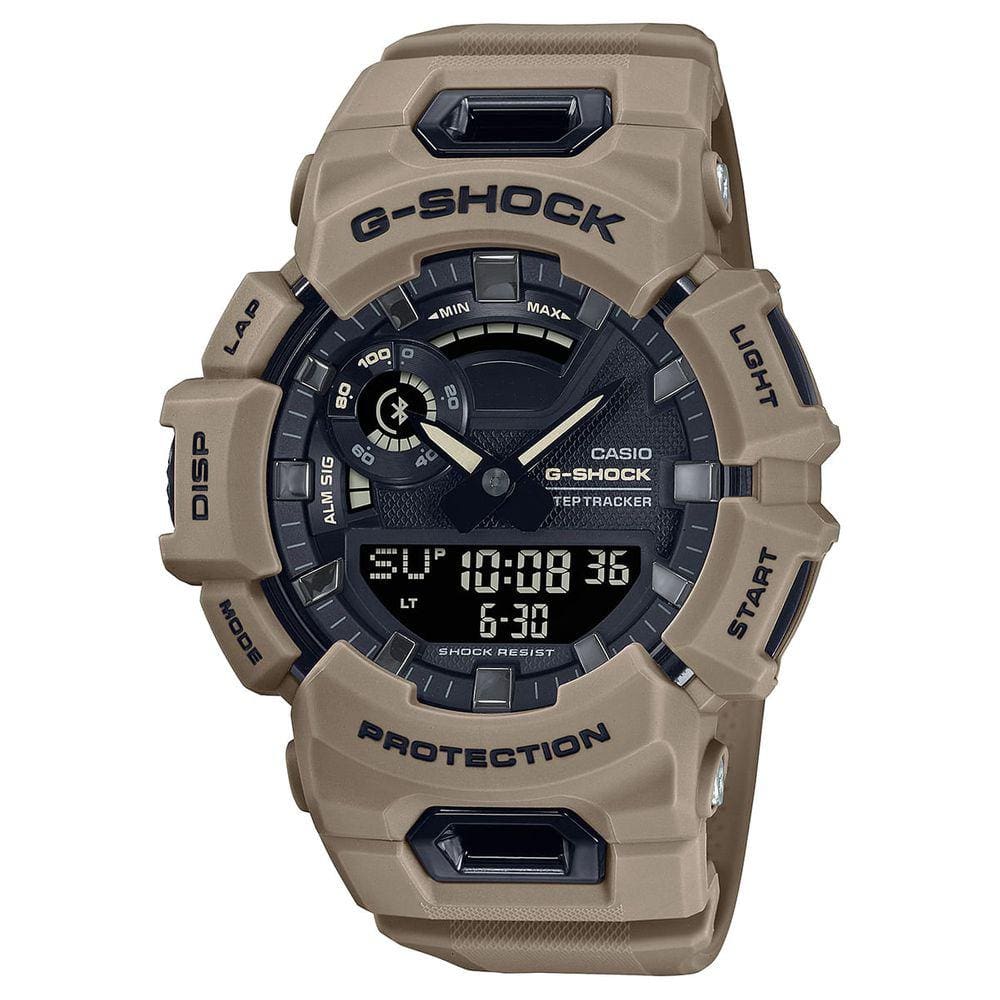 Relógio CASIO G-SHOCK G-SQUAD masculino bege GBA-900UU-5ADR