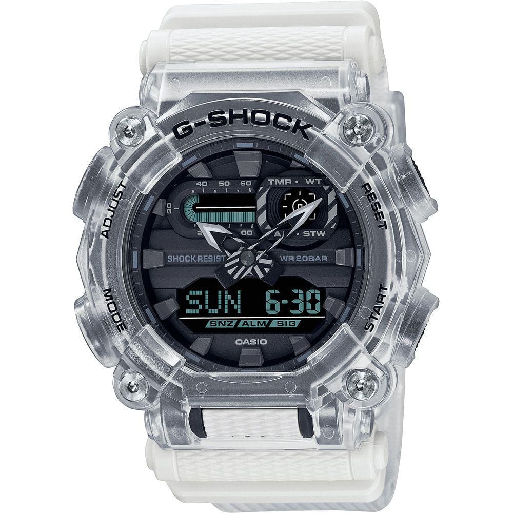 Relógio CASIO G-SHOCK masculino transparente GA-900SKL-7ADR