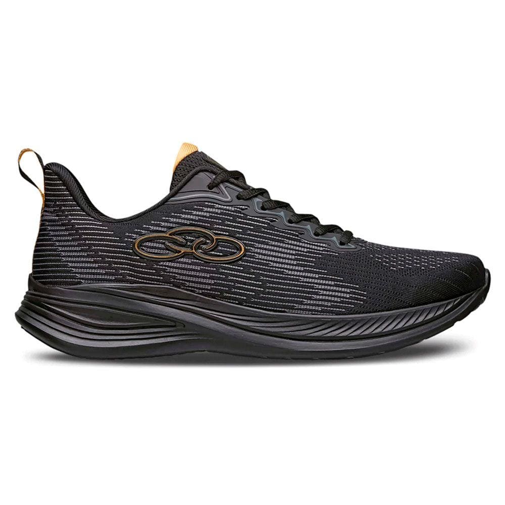 Tênis Olympikus Marte - Masculino - Preto-Dourado