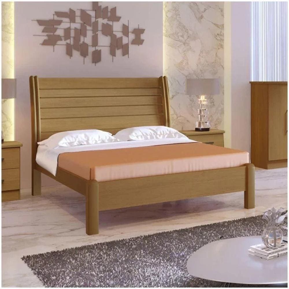 Cama Casal Esmeralda Plus Cinamomo D`Doro