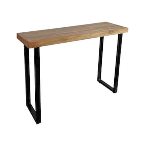 Aparador para Frigobar Industrial 180cm em Madeira e Base Ferro Preto