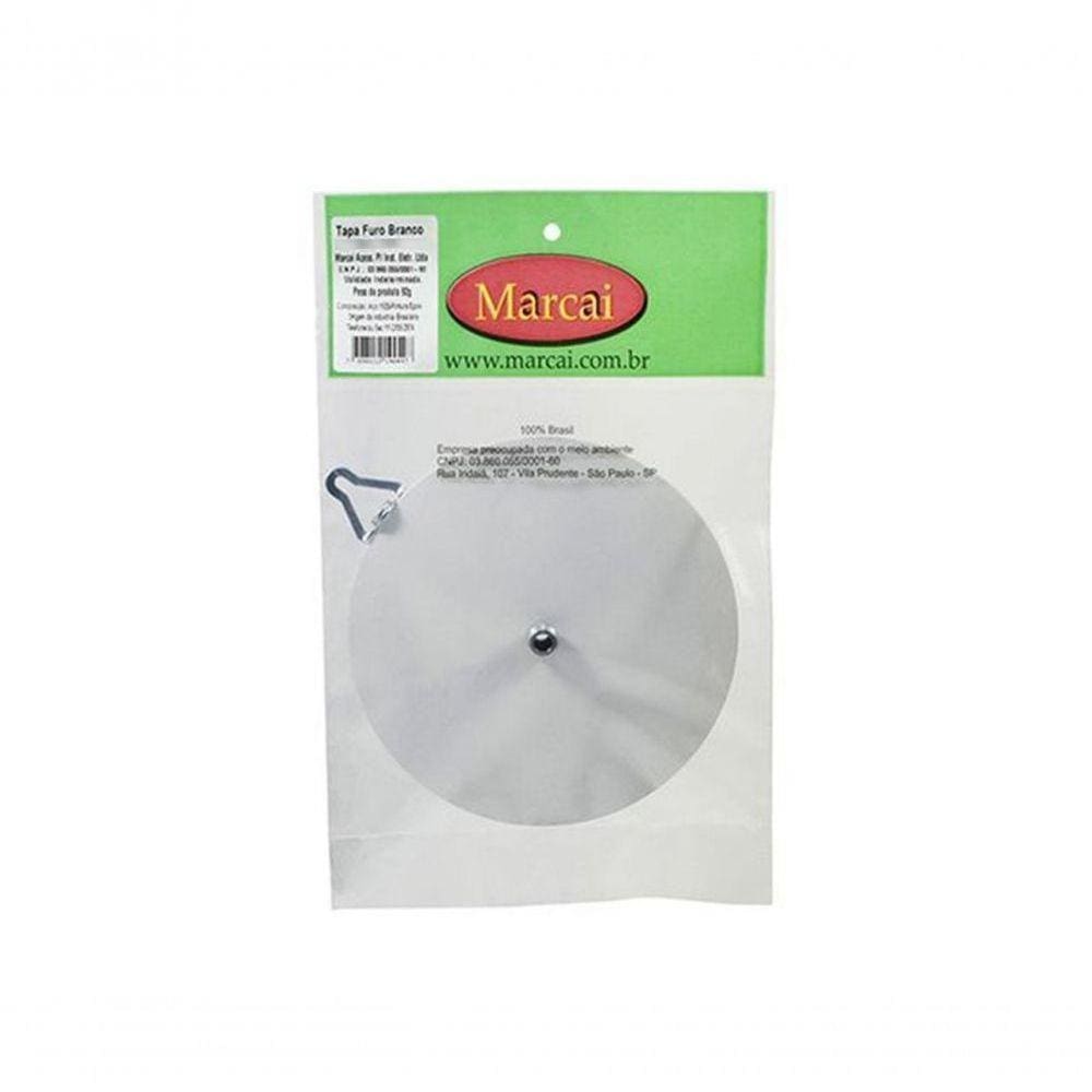 Tapa Furo Branco 140Mm Tfb