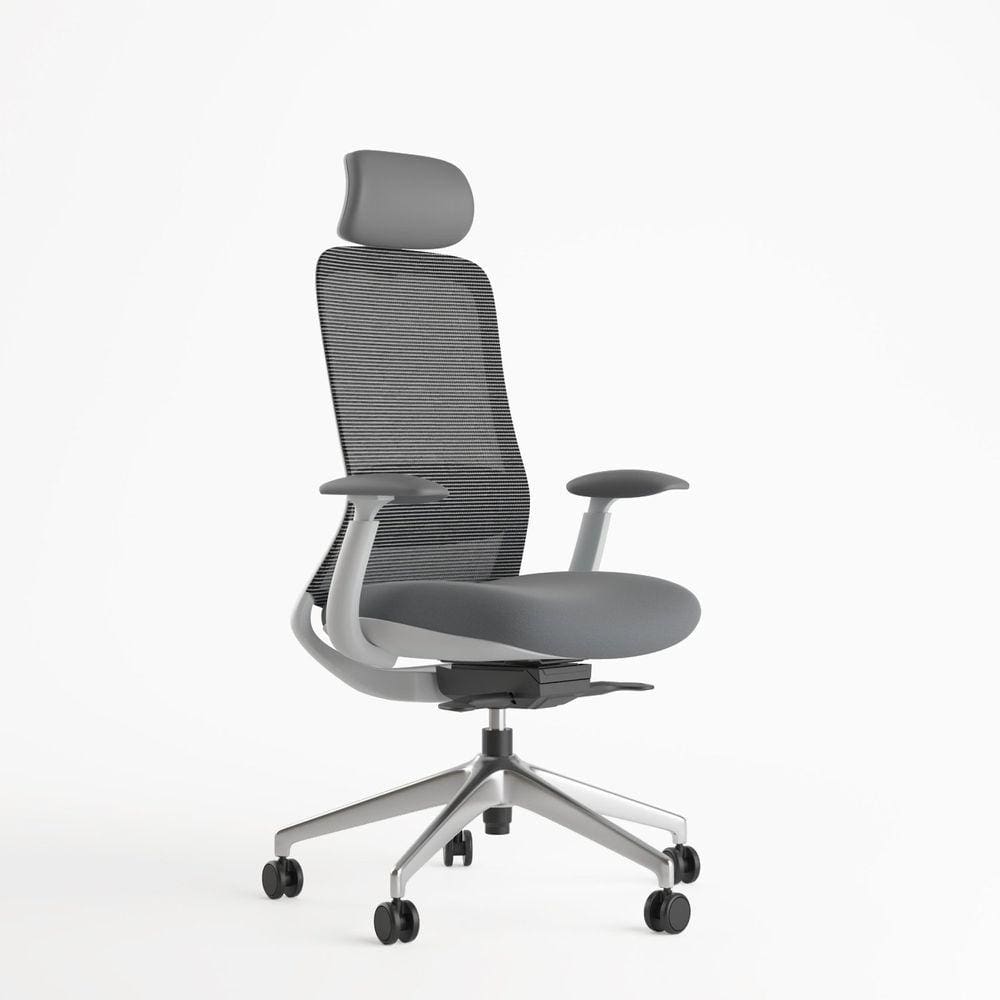 Cadeira Presidente Bella Ghw Cinza Claro