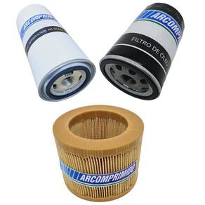 Kit de Filtros para Atlas Copco G11 VSD FF 125 Série BQR