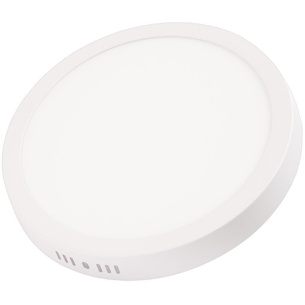 Plafon Led Tramontina Redondo De Sobrepor 18 W Bivolt 3000 K Luz Amarela