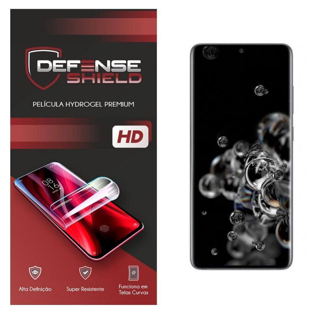 Pelicula Hydrogel Premium Para Galaxy S20 Ultra Proteção Frontal + Verso Defense Shield