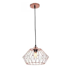 Lustre Pendente Luminaria Ajustavel Metal Aramado Design Moderno Decoraçao Sala Quarto Mezanino Casa Iluminaçao Luz