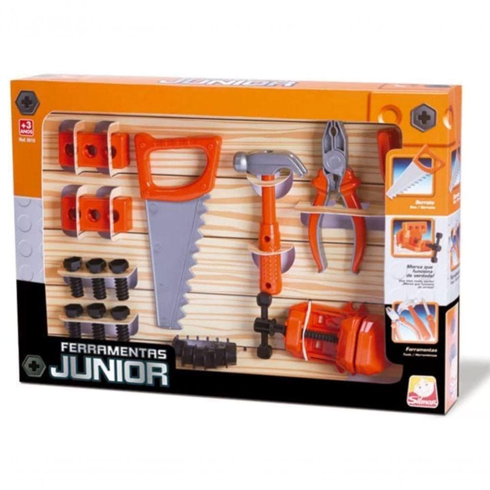 Kit De Ferramentas Infantil Junior - 19 Peças - Silmar
